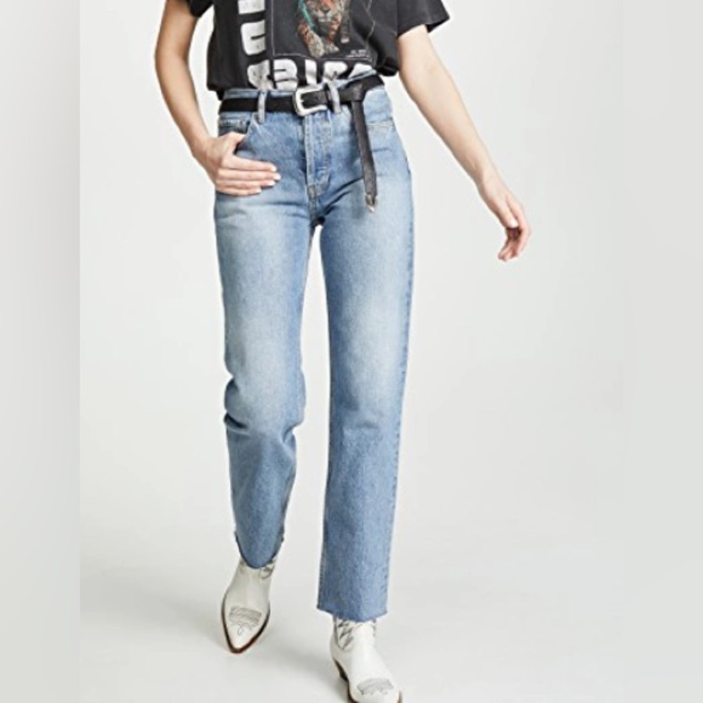 Anine Bing Straight Leg Jeans